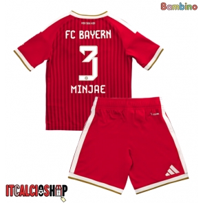 Bayern Munich Kim Min-jae #3 Prima Maglia Bambino 2026-27 Manica Corta (+ Pantaloni corti)